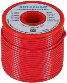 img 3 attached to BNTECHGO 22 Gauge PVC 1007 Electric Wire Red 100 Ft 22 AWG 1007 Hook Up Stranded Copper Wire