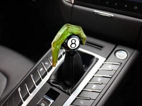 img 2 attached to Lunsom Green 8 Ball Shifter Knob - Perfect For Both Automatic And Manual Cars!