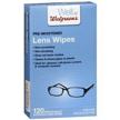 walgreens pre moistened lens wipes 120 logo