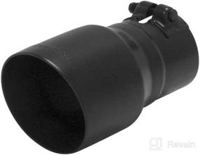 img 1 attached to Upgraded Performance: Flow Master 15377B 4&#34; Ceramic Coated Exhaust Tip in Sleek Black Finish