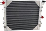 🔥 high-performance 3-row aluminum radiator for jeep wrangler jk 3.6l/3.8l v6 2007-2015 logo