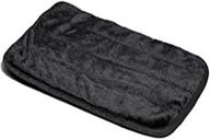 🐾 deluxe black fur pet mat - midwest quiet time pet bed for optimal comfort logo