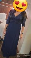 img 1 attached to Women'S Long Sleeve Sequin V-Neck Evening Party Dress 0751 By Ever-Pretty review by Kendra Parker