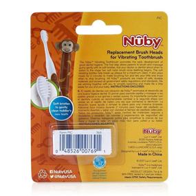 img 2 attached to Nuby 🦷 Vibrating Toothbrush Refill Heads