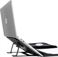 регулируемая подставка-органайзер для ноутбука для macbook 13-15 дюймов - портфолио аксессуаров со встроенной подставкой логотип