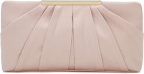 img 3 attached to 👛 Charming Tailor: Stunning Pleated Handbags & Wallets for an Elegant Evening Look