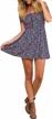 women's off shoulder floral print beach mini dress - vintage high waist by berrygo logo