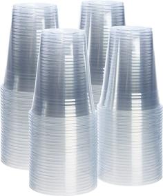 img 4 attached to 100-Pack of 16 oz. Crystal Clear PET Plastic Cups