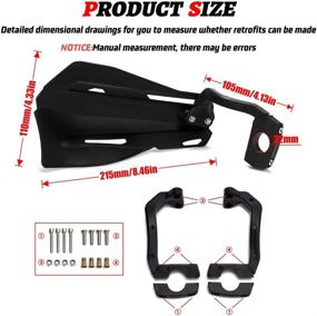 img 3 attached to XINGWU Handguards Motorcycle Universal Replacement
