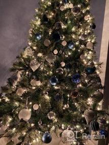 img 6 attached to Добавьте блеска своей рождественской елке с помощью Sattiyrch 20-каратного небьющегося золотого рождественского шара