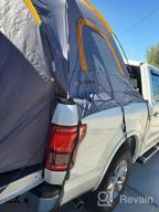 img 1 attached to 🚚 JoyTutus Orange Pickup Truck Tent: Waterproof, Double Layer, Portable for 2 People – Ideal Camping Companion, 5.5'-6' Bed review by Tony Conlon