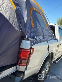 img 6 attached to 🚚 JoyTutus Orange Pickup Truck Tent: Waterproof, Double Layer, Portable for 2 People – Ideal Camping Companion, 5.5'-6' Bed