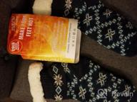 img 1 attached to Stay Cozy All Winter Long With Sunew Women'S Slipper Socks - Thick Fleece Lining, Soft Home Grippers, And Thermal Warmth review by Rick Gondoras