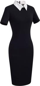 img 2 attached to HOMEYEE Celebrity Business Bodycon Dresses Women's Clothing : Dresses