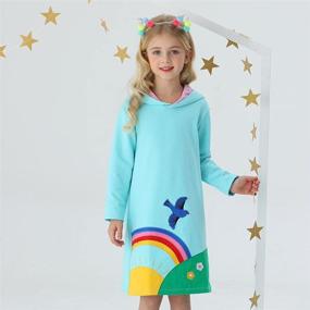 img 2 attached to Clothes Princess Dresses Children Green7279 Girls' Clothing : Dresses