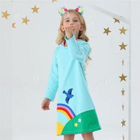 img 1 attached to Clothes Princess Dresses Children Green7279 Girls' Clothing : Dresses