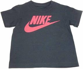 img 1 attached to 👕 Nike Boys' Toddler T Shirt Black White - Active Apparel for Little Athletes