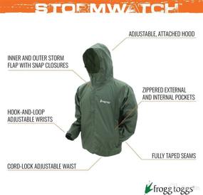 img 3 attached to Men's Stormwatch Waterproof Rain Jacket by FROGG TOGGS