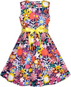 img 3 attached to 🌸 Sunny Fashion Girls Dress: Optimized Flower Girls' Clothing with Dresses