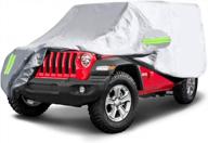 protect your jeep in any weather with waterproof eluto car cover - fits up to 170 inches logo