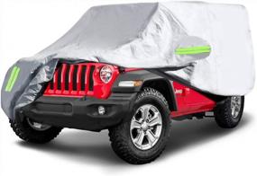 img 4 attached to Protect Your Jeep In Any Weather With Waterproof ELUTO Car Cover - Fits Up To 170 Inches