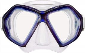 img 4 attached to Experience Clear & Vivid Snorkeling With The Reef Tourer Adult X-Plore 2-Window Mask