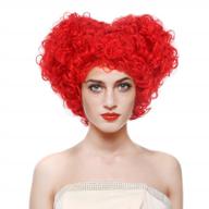 будь королевой сердец: парик stfantasy curly beehive для женщин и девочек-идеально подходит для хэллоуина, аниме-вечеринок и косплея! логотип