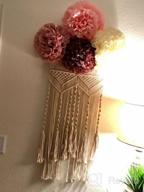 img 1 attached to 🎉 20-Piece Paper Pom Poms Party Kit by EpiqueOne - Tissue Pom Pom Decorations for Birthdays, Bridal Showers, and Baby Showers - Easy to Assemble and Install; White, Ivory, Peach, and Champagne review by Joe Vazquez