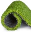 5ft x 8ft savvygrow realistic synthetic astro turf rug - 4 tone patio grass backdrop with drain holes - non toxic eco-friendly (many sizes) logo