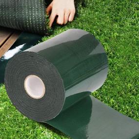 img 4 attached to TYLife Double-Sided Artificial Grass Tape: Self-Adhesive Seaming For Lawn, Outdoor Carpet Jointing & Mat Rug Connections