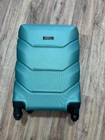 img 6 attached to Plastic suitcase Freedom on 4 wheels, Luggage, Medium M, 66L, Durable and lightweight ABS plastic