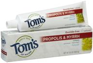 🦷 natural antiplaque oral care solution: toms maine propolis myrrh formula logo