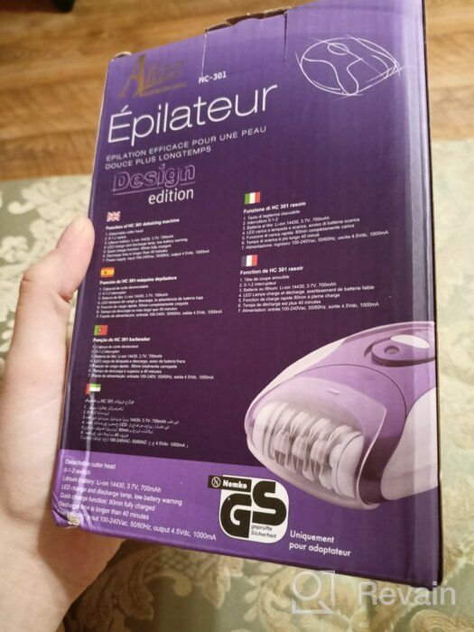 img 2 attached to Female Hair Removal Epilator Alizz HC-301, Full Body and Face Epilator review by Aneta Patryk (Anetka ᠌