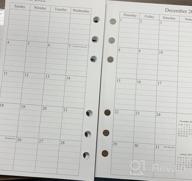 img 1 attached to 2023 Monthly Planner Refill, Two Page Per Month, January 2023 - December 2023, 3-3/4" X 6-3/4", Personal/Compact/Size 3 review by Joe Gilmartin