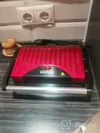 img 2 attached to Sandwich maker Kitfort KT-1609 Panini Maker, red review by Felicja Lipka ᠌