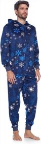 img 3 attached to 🛌 Cozy Comfort: Ashford Brooks Fleece One Piece Pajamas for Ultimate Relaxation