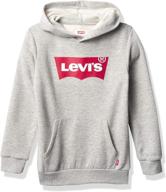 👦 levis batwing pullover hoodie black - boys' fashion hoodies & sweatshirts logo