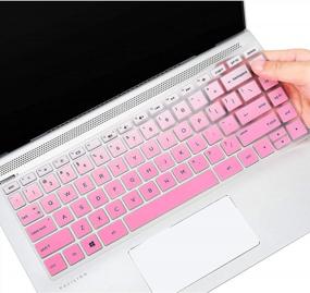 img 4 attached to Keyboard Cover For HP Pavilion X360 14 14-Dk 14M-Dh 14-Dq/Dh 14-Fq 14-Ce/Cf 14T-Dh200 14-Dq0070Nr 14-Fq1025Nr 14-Dq0011Dx/Dq0004Dx/Dq0002 14-Dh2011Nr Fq1097Nr 14T-Dq300 14Z-Fq000 14-Cb185Nr, GPink
