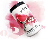 organic beautify me protein blend with watermelon seed and beet root powder - paleo and vegan friendly - 420 grams - dope naturally logo