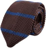 👔 classy secdtie woven midnight skinny necktie: elevate your style with men's ties, cummerbunds & pocket squares логотип