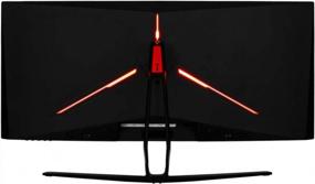img 1 attached to Nixeus Ultrawide FreeSync Certified NX EDG34S 3440x1440P Curved Screen Monitor with Tilt Adjustment, Flicker-Free Technology, Anti-Glare Coating - NX-EDG34S
