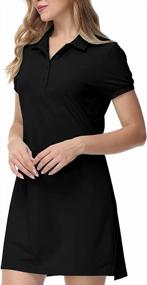 img 2 attached to Women'S Comfortable Soft Athletic T Shirt Dress For Hiking, Tennis, Golf & Leisure Activities