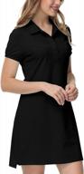 women's comfortable soft athletic t shirt dress for hiking, tennis, golf & leisure activities logo