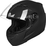ilm youth kids dot approved full face motorcycle helmet - atv, dirt bike, and street bike helmet: dp808 logo