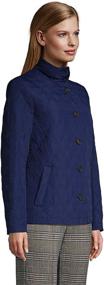 img 2 attached to Lands End Quilted Insulated Regular Women's Clothing ~ Coats, Jackets & Vests