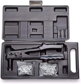 img 4 attached to 🔧 Arrow Fastener RL100K Rivet Tool Kit, 1/8-Inch and 3/16-Inch Rivets Included - Comes with 50 Rivets