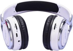 img 3 attached to 🎧 Contixo Kids Bluetooth Headphones KB2600: Kid-Safe & 85db Volume Limiter, Built-in Mic, AUX Cable Included (White)