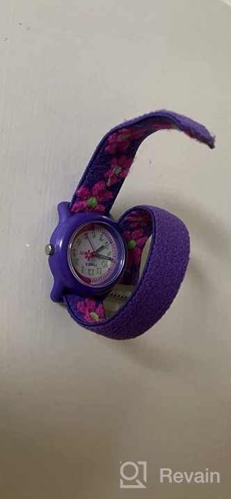 img 1 attached to SEO-Optimized: Timex Girls Elastic 🕒 Fabric Strap Analog Time Machines Watch review by Jaymai Alford