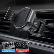 📱 2021 upgraded car phone holder: hands-free mount for air vent with 360° rotation - all mobile phones compatible logo