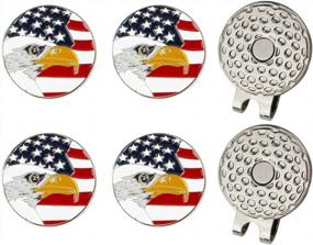 img 4 attached to Kaveno Golf Ball Marker Collection Series Assorted Design, Pack Of 5/10/20 - For Improved Putting Accuracy On The Green
